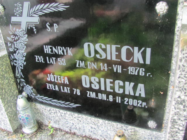 Józefa Osiecka Radzymin - Grobonet - Wyszukiwarka osób pochowanych