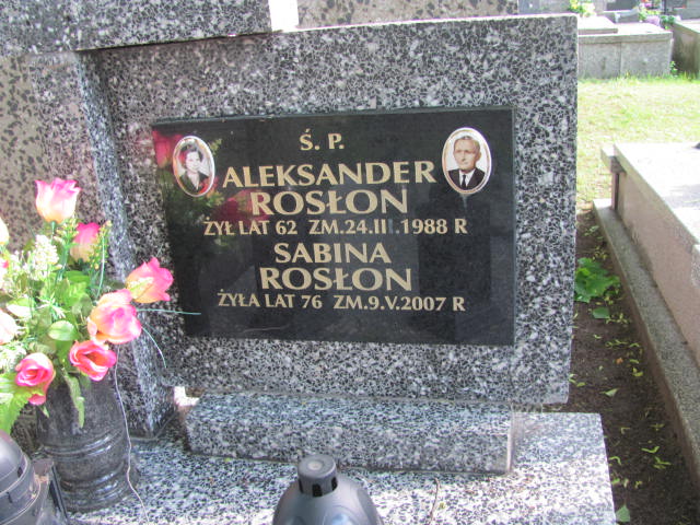 Sabina Rosłon 1931 Radzymin - Grobonet - Wyszukiwarka osób pochowanych