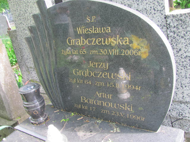 Wiesława Jadwiga Grąbczewska 1941 Radzymin - Grobonet - Wyszukiwarka osób pochowanych