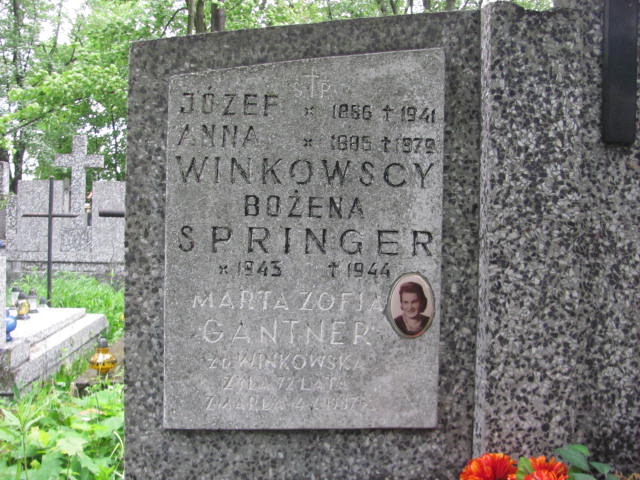 Józef Winkowski 1885 Radzymin - Grobonet - Wyszukiwarka osób pochowanych