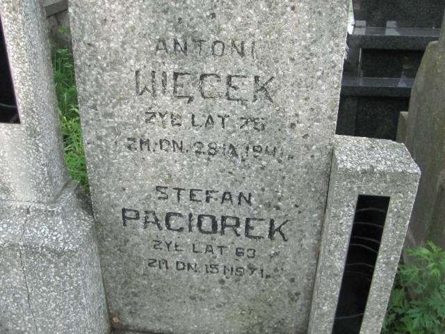 Stefan Paciorek 1908 Radzymin - Grobonet - Wyszukiwarka osób pochowanych