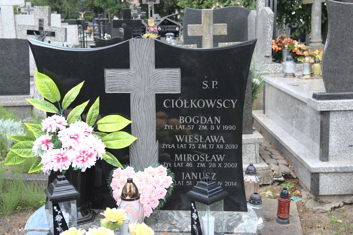 Grób Bogdan Ciółkowski